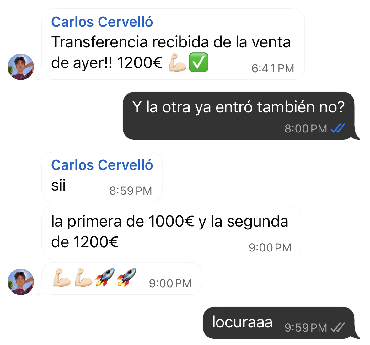Resultado de un cliente